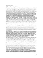 Subject: Cultural changes in marriage and funeral customs of San Diu people in Phu Binh District, Thai Nguyen Province