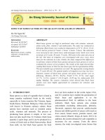 Effect of some factors on the quality of black bean sprouts