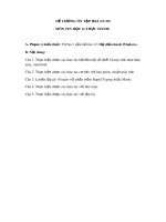 Đề cương ôn tập học kì 1 môn Tin học 6 năm 2019-2020 - Trường THCS Phan Chu Trinh