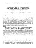 Nhận diện chính quyền tự trị địa phương của xã hội phương Đông - Tiếp cận lý thuyết và thực tiễn từ trường hợp Nhật Bản
