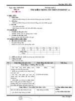 Giáo án Tin học 9 - Bài thực hành 2 (Tiết 10: Tìm kiếm thông tin trên Internet)