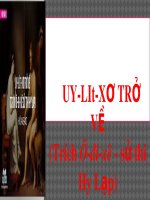 Bài giảng Ngữ văn lớp 10: Uy-lít-xơ trở về (Trích Ô-đi-xê - Sử thi Hi Lạp)