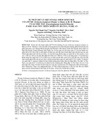 Sự phân bố và một số đặc điểm sinh thái của Pơ mu (Fokienia hodginsii (Dunn) A. Henry et H. H. Thomas) và Sa mộc dầu (Cunninghamia konishii Hayata) ở khu bảo tồn thiên nhiên Pù Huống, Nghệ
