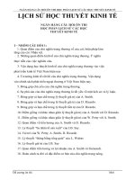 ngân hàng câu hỏi ôn thi môn lịch sử học thuyết kinh tế 