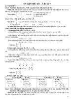 Đề cương ôn tập học kì 1 môn Vật lí 9 năm 2019-2020 - Trường THCS Long Toàn