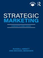Strategic marketing concepts and cases 