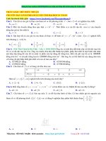 HỒ THỨC THUẬN TUYỂN tập vận DỤNG HAY NHẤT CHƯƠNG 1 hàm số