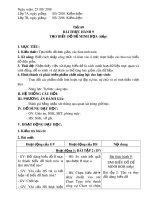 Giáo án Tin học lớp 7 - Bài thực hành 9: Tạo biểu đồ để minh họa (Tiếp theo)