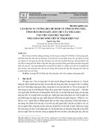 Vận dụng tư tưởng Hồ Chí Minh về tính gương mẫu, tinh thần đoàn kết, dân chủ của nhà giáo vào việc giáo dục đạo đức nhà giáo cho sinh viên sư phạm hiện nay