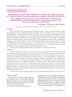 Thành phần và mức độ nhiễm sán lá đơn chủ (Monogenea) ký sinh ở cá Diếc (Carassius auratus auratus (Linnaeus, 1758)) thu tại Phú Yên