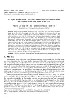 Đa dạng thành phần loài chim ở hai công viên trung tâm thành phố Hưng Yên, tỉnh Hưng Yên