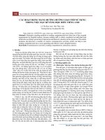 Các hoạt động mang đường hướng giao tiếp sử dụng trong việc dạy kĩ năng đọc hiểu tiếng Anh