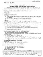 Giáo án Tin học 6 - Chủ đề: Luyện tập học toán với phần mềm Geogebra