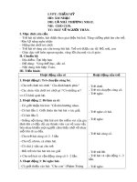 Giáo án Âm nhạc Mầm non: Cả nhà thương nhau