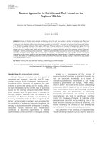 Modern approaches to floristics and their impact on the region of SW Asia