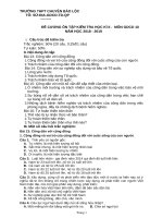 Đề cương ôn tập học kì 2 môn GDCD 10 năm 2018-2019 - Trường THPT chuyên Bảo Lộc