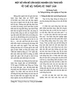 Một số vấn đề cần được nghiên cứu trao đổi về chế độ thống kê thủy sản