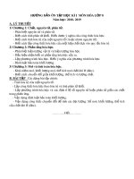 Đề cương ôn tập học kì 1 môn Hóa học 8 năm 2018-2019 - Trường THCS Lăng Cô