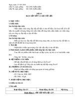 Giáo án Tin học lớp 7 - Bài 8: Sắp xếp và lọc dữ liệu