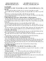 Đề cương ôn tập học kì 2 môn Vật lí 9 năm 2018-2019 - Trường THCS Lăng Cô