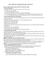 Đề cương ôn tập học kì 1 môn Lịch sử 8 năm 2019-2020 - Trường THCS Nguyễn Du