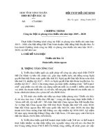 Mẫu Chương trình Công tác Đội và phong trào thiếu nhi năm học 2019-2020