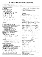 Đề cương ôn tập học kì 1 môn Toán 8 năm 2018-2019 - Trường THCS&THPT Võ Nguyên Giáp