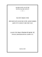 Đầu tư thiên thần cho startup tại israel kinh nghiệm và hàm  ý cho việt nam 