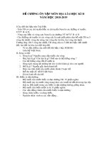 Đề cương ôn tập học kì 2 môn Địa lí 6 năm 2018-2019 - Trường THCS Võ Trứ