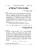Ảnh hưởng của điều kiện xử lý axít stearic đến tính kỵ nước của màng ZnO trên gỗ Bồ đề