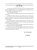 Báo cáo tốt nghiệp: Tìm hiểu quy trình công nghệ xử lý nước thải tập trung khu công nghiệp Tân Bình