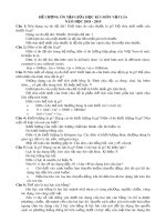 Đề cương ôn tập giữa học kì 1 môn Vật lí 6 năm 2018-2019 - Trường THCS Long Toàn