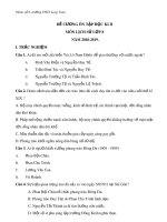 Đề cương ôn tập học kì 2 môn Lịch sử 8 năm 2018-2019 - Trường THCS Long Toàn