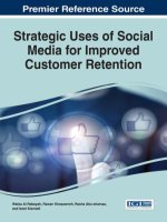Strategic uses of social media for improved customer retention 