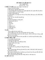 Đề cương ôn tập học kì 1 môn Ngữ văn 9 năm 2019-2020 - Trường THCS Thanh Quan