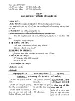 Giáo án Tin học lớp 7 - Bài 9: Trình bày dữ liệu bằng biểu đồ