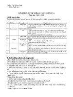 Đề cương ôn tập giữa HK1 môn Ngữ văn 6 năm 2018-2019 - Trường THCS Long Toàn