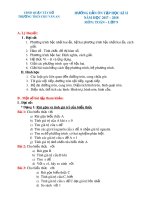 Đề cương ôn tập HK2 môn Toán 9 năm 2017-2018 - Trường THCS Chu Văn An