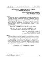 Tối ưu hóa quá trình tách chiết flavonoid từ cây gai xanh Cao Bằng