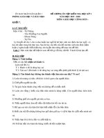 Đề cương ôn tập học kì 1 môn GDCD 7 năm 2019-2020 - Trường THCS Trần Văn Ơn