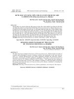 Bước đầu xây dựng tiêu chuẩn cơ sở cho dược liệu lá Đinh lăng (Polyscias fruticosa (L.) Harms)