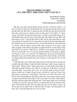 Trách nhiệm xã hội của trí thức Nho giáo Việt Nam xưa