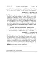 Nghiên cứu chọn cây trội giống quế lá nhỏ (Cinnamomum cassia Blume) có sản lượng vỏ và hàm lượng tinh dầu cao phục vụ sản xuất giống trên địa bàn huyện Văn Yên tỉnh Yên Bái