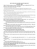 Đề cương ôn tập học kì 1 môn Lịch sử 8 năm 2019-2020 - Trường THCS Văn Quán