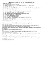 Đề cương ôn tập học kì 1 môn Tin học 6 năm 2018-2019 - Trường THCS Hòa Ninh