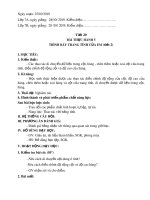 Giáo án Tin học lớp 7 - Bài thực hành 5: Chỉnh sửa trang tính của em (Tiết 2)