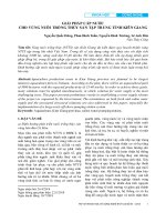 Giải pháp cấp nước cho vùng nuôi trồng thủy sản tập trung tỉnh Kiên Giang