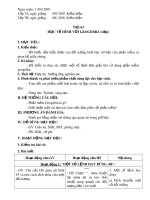 Giáo án Tin học lớp 7 - Tiết 63: Học vẽ hình với Geogebra (Tiếp theo)