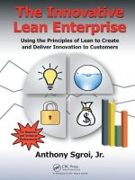 The inovative lean enterprices using the principles ofLEAN to creat and deliver innovation to customers 