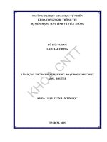 Luận văn cử nhân Tin học: Xây dựng thử nghiệm Linux PC hoạt động như một ADSL Router